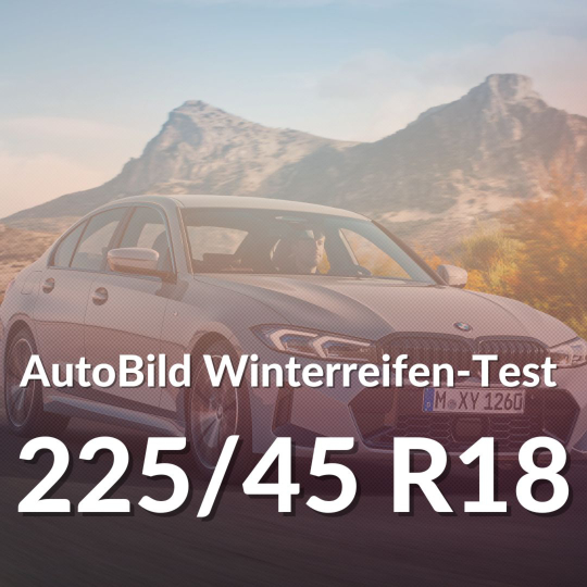 AutoBild Winterreifen-Test in 225/45 R18