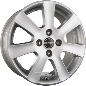 BORBET CA Einteilig Crystal Silver 6.00&nbsp;x&nbsp;14&nbsp;ET&nbsp;35.00&nbsp;4x98.00