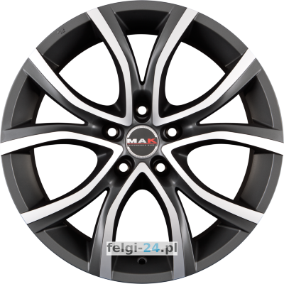 MAK NITRO <br />7.00 x 16 ET 40.00 5 x 115.00 <br />Polerowane