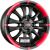 RONAL R59 Jetblack Matt Red Rim Einteilig könnyűfém felni RONAL R59 Jetblack Matt Red Rim Einteilig könnyűfém felni