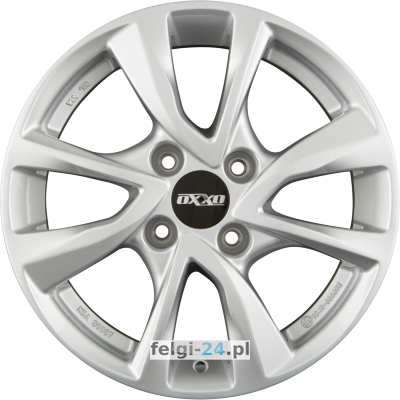 OXXO OBERON 4 (OX7) <br />6.50 x 16 ET 20.00 4 x 108.00 <br />Srebrny