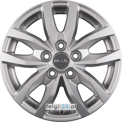 MAK LOAD 5 <br />7.00 x 17 ET 66.00 5 x 130.00 <br />Srebrny
