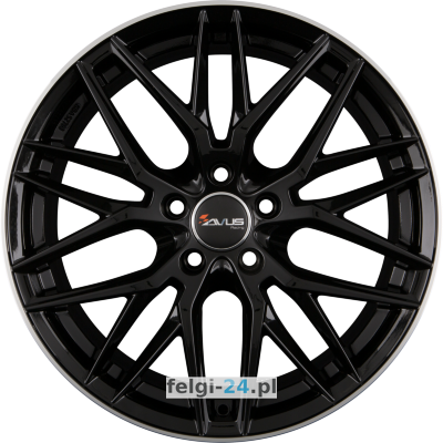 AVUS Racing AF19 <br />7.50 x 17 ET 30.00 5 x 112.00 <br />Czarny