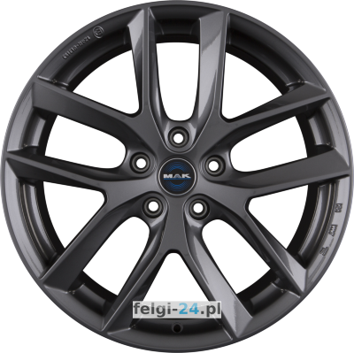 MAK VOLTAGE <br />8.50 x 19 ET 40.00 5 x 114.30 <br />Gloss Gun Metallic