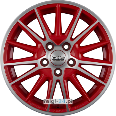 CMS C23 <br />6.00 x 15 ET 40.00 4 x 100.00 <br />Czerwony