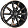 Black Glossy Gold Spoke Rim