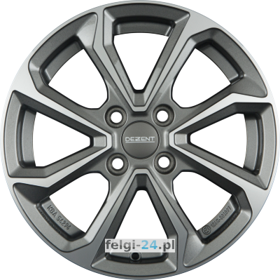 DEZENT KT <br />6.00 x 15 ET 46.00 4 x 100.00 <br />Ciemny