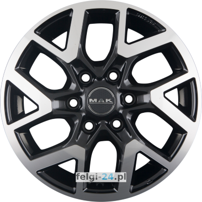 MAK GRAVEL <br />8.00 x 18 ET 30.00 6 x 114.30 <br />Czarny