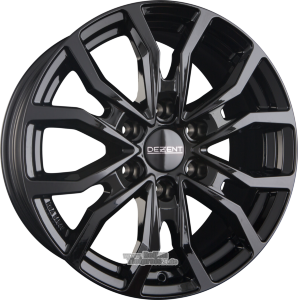 DEZENT KC Einteilig BLACK - Schwarz 6.50&nbsp;x&nbsp;16&nbsp;ET&nbsp;55.00&nbsp;6x139.70