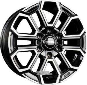 CMS C35 PICK UP Einteilig DB Diamant Schwarz Glanz 7.50&nbsp;x&nbsp;17&nbsp;ET&nbsp;46.00&nbsp;6x139.70