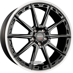 DOTZ SONOMA Einteilig DARK - Schwarz Matt Poliertes Horn 9.50 x 20 ET 45.00 5x114.30