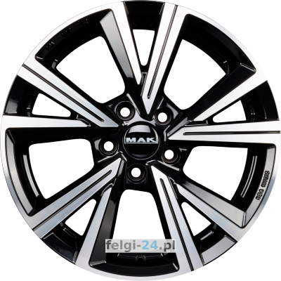 MAK QVARZ <br />7.00 x 17 ET 45.00 5 x 114.30 <br />Czarny