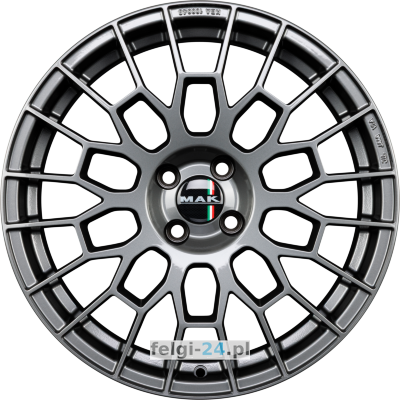 MAK APX <br />7.00 x 17 ET 20.00 4 x 108.00 <br />Gloss Gun Metallic