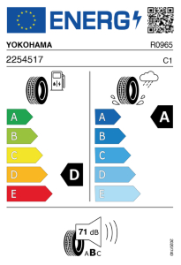 YOKOHAMA A052 225/45 R17 94 W XL - D, A, 2, 71dB - Universal Gomme -  Vendita online di Ruote e Cerchi auto